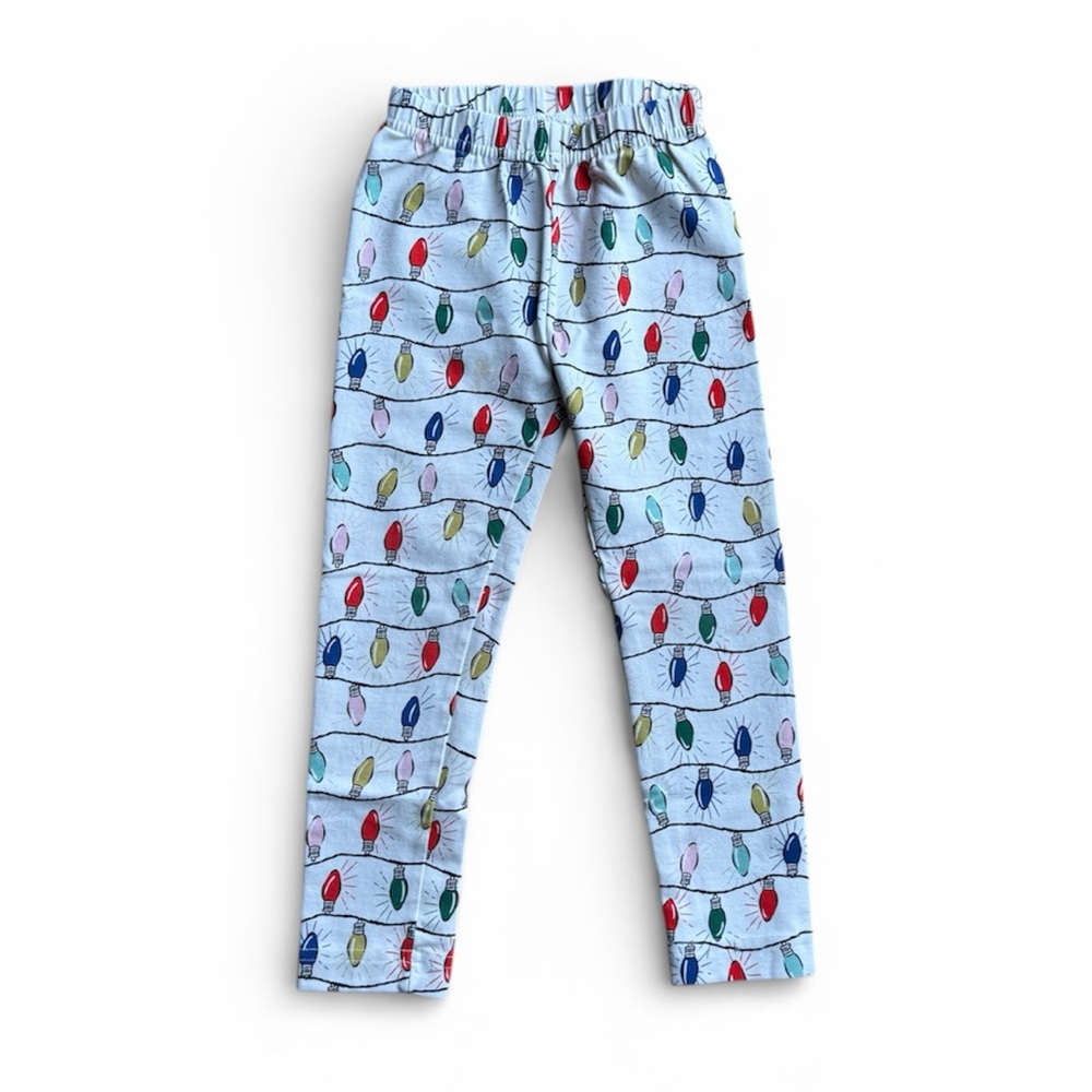 Hanna Andersson Christmas Lights Leggings (100cm/4T)